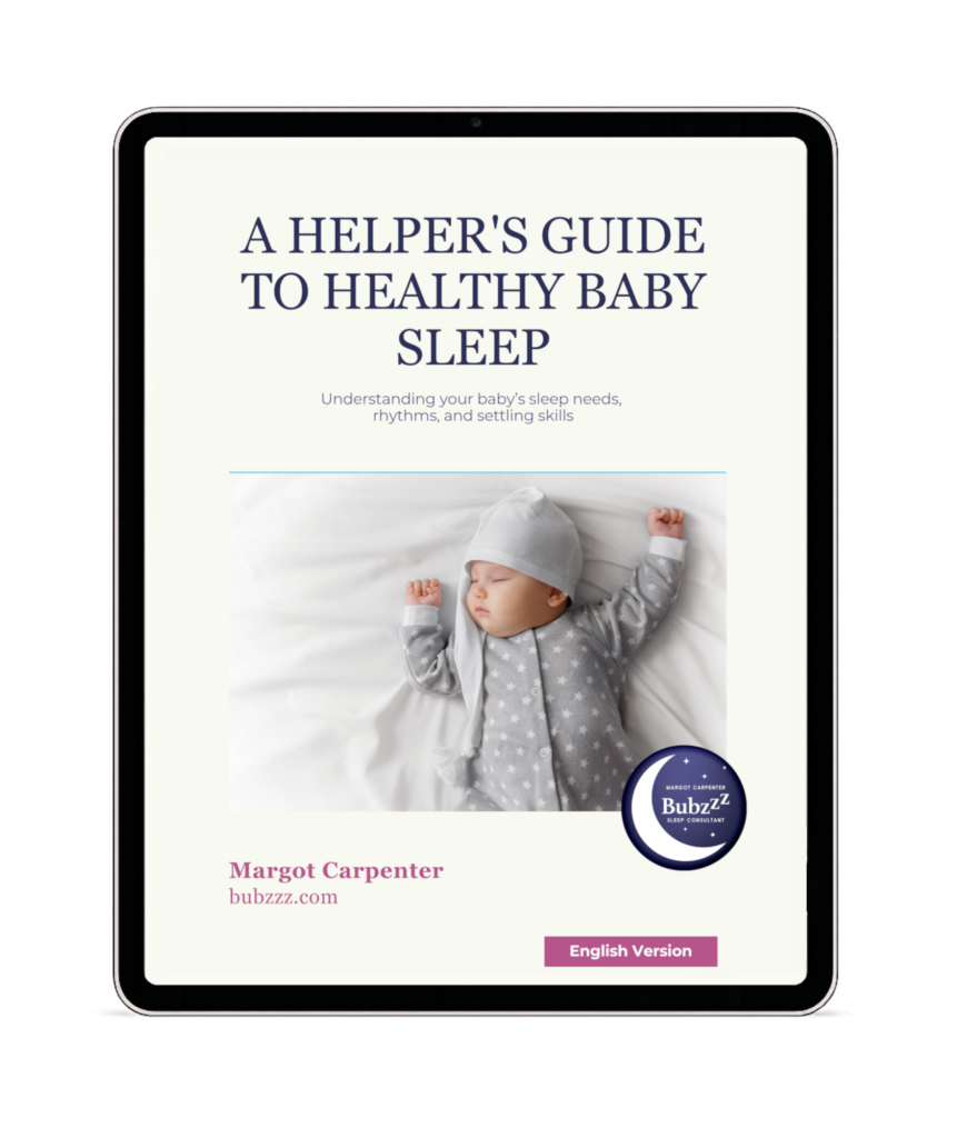 A Helpers Guide to Healthy Baby Sleep